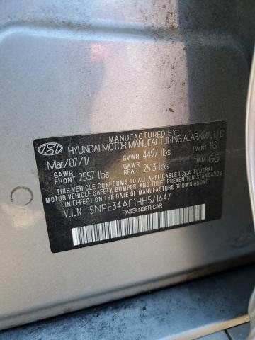 Photo 10 from auction – 2017 HYUNDAI SONATA SPO with VIN 5NPE34AF1HH571647