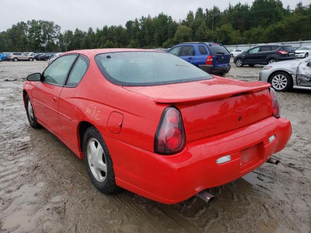 Photo 3 from auction – 2001 CHEVROLET MONTE CARL with VIN 2G1WX15K819213705