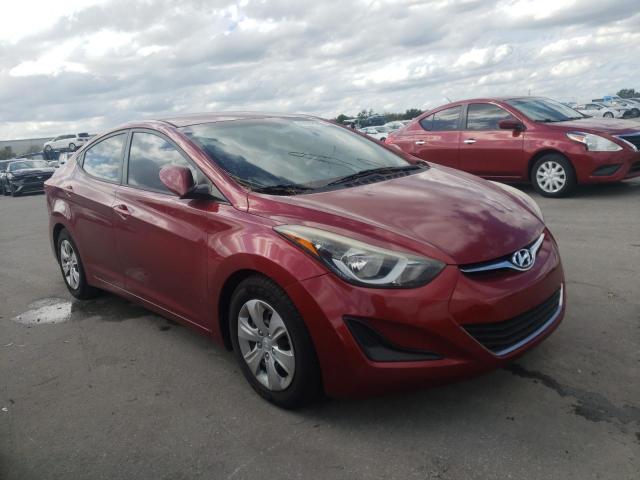 HYUNDAI ELANTRA SE 2016 with VIN 5NPDH4AE7GH706679 - Photo from auction