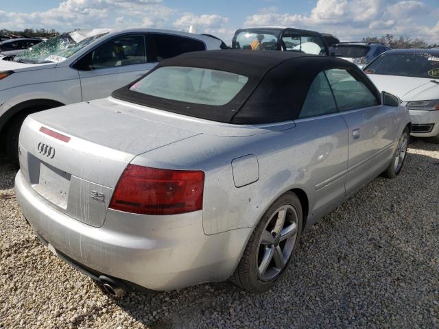 Photo 4 from auction – 2008 AUDI A4 3.2 CAB with VIN WAUDH48H48K008689