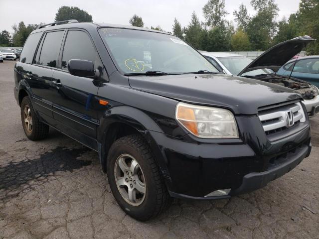 HONDA PILOT EXL 2007 with VIN 2HKYF18607H506523 - Photo from auction