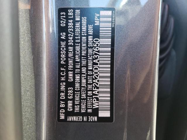 Photo 10 from auction – 2013 PORSCHE CAYENNE with VIN WP1AF2A20DLA37650