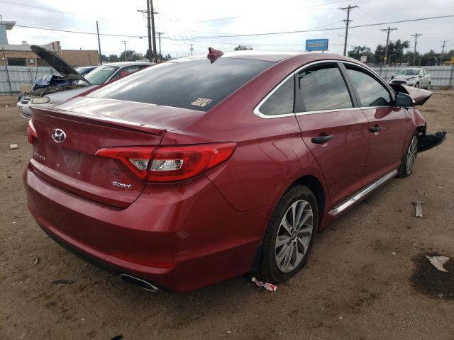 Photo 4 from auction – 2016 HYUNDAI SONATA SPO with VIN 5NPE34AF4GH273575