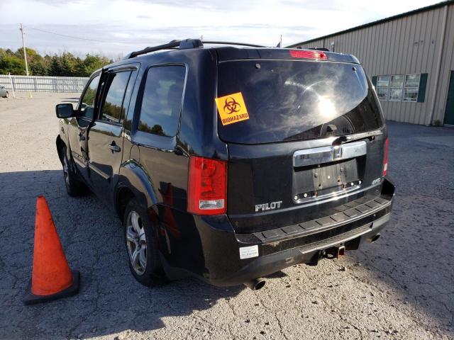 Photo 3 from auction – 2013 HONDA PILOT EXL with VIN 5FNYF4H56DB025355