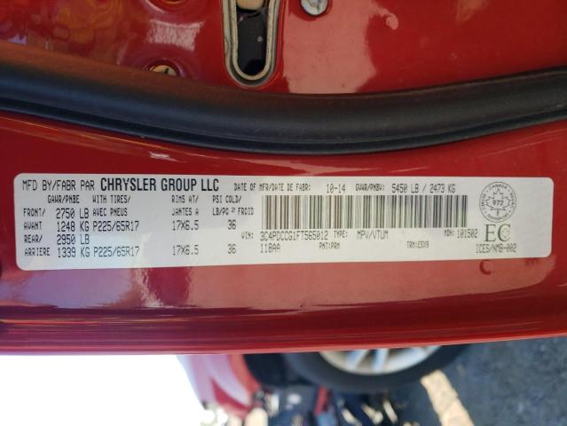 Photo 10 from auction – 2015 DODGE JOURNEY SX with VIN 3C4PDCCG1FT565012