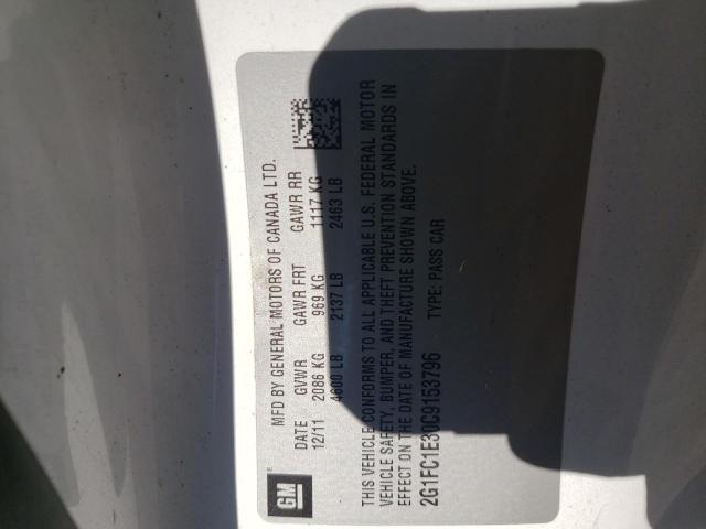 Photo 10 from auction – 2012 CHEVROLET CAMARO LT with VIN 2G1FC1E30C9153796