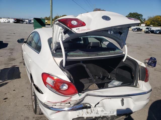 Photo 9 from auction – 2010 VOLKSWAGEN CC with VIN WVWML7AN0AE509733
