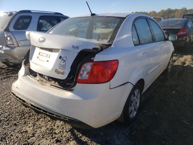 Photo 4 from auction – 2010 KIA RIO LX with VIN KNADH4A38A6610184