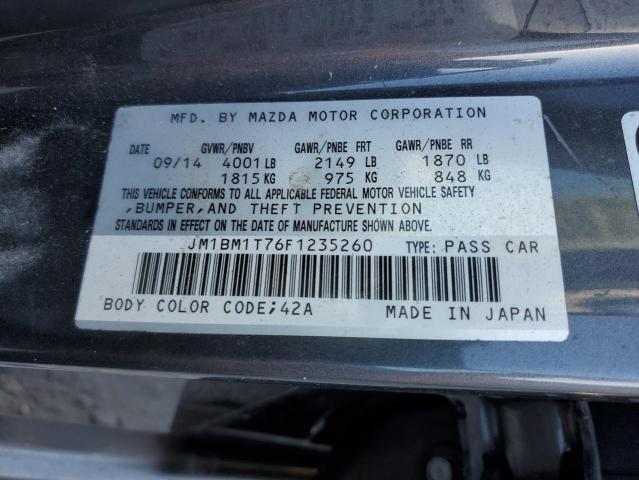 Photo 10 from auction – 2015 MAZDA 3 SV with VIN JM1BM1T76F1235260