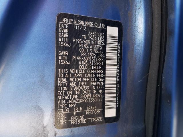 Photo 10 from auction – 2014 NISSAN CUBE S with VIN JN8AZ2KR9ET350772