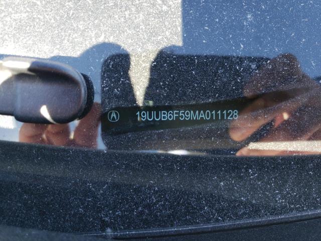 Photo 10 from auction – 2021 ACURA TLX TECH A with VIN 19UUB6F59MA011128