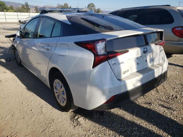 Photo 3 from auction – 2019 TOYOTA PRIUS with VIN JTDKARFU4K3069201