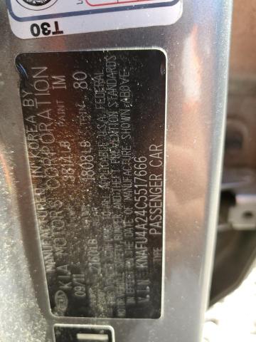 Photo 10 from auction – 2012 KIA FORTE EX with VIN KNAFU4A24C5517666
