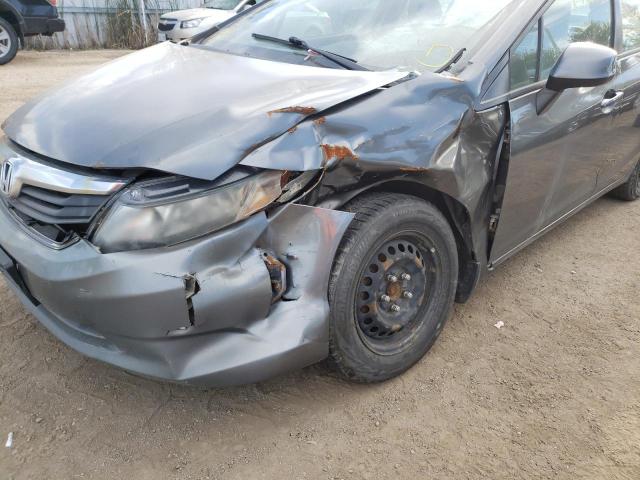 Photo 9 from auction – 2012 HONDA CIVIC LX with VIN 2HGFB2F46CH104262
