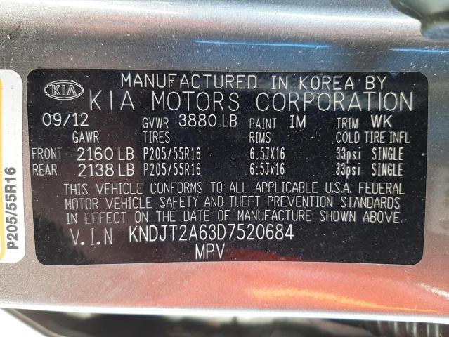 Photo 10 from auction – 2013 KIA SOUL + with VIN KNDJT2A63D7520684