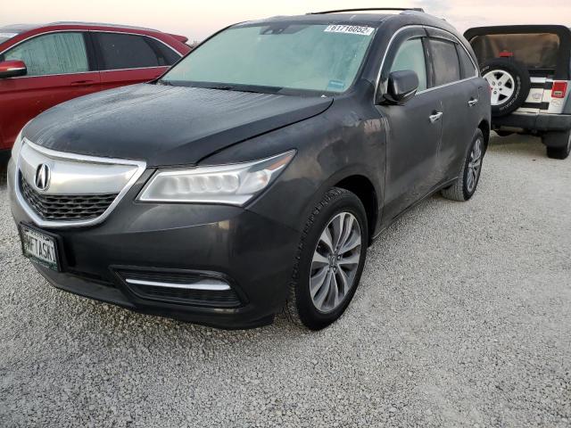 Photo 2 from auction – 2015 ACURA MDX TECHNO with VIN 5FRYD4H48FB019930