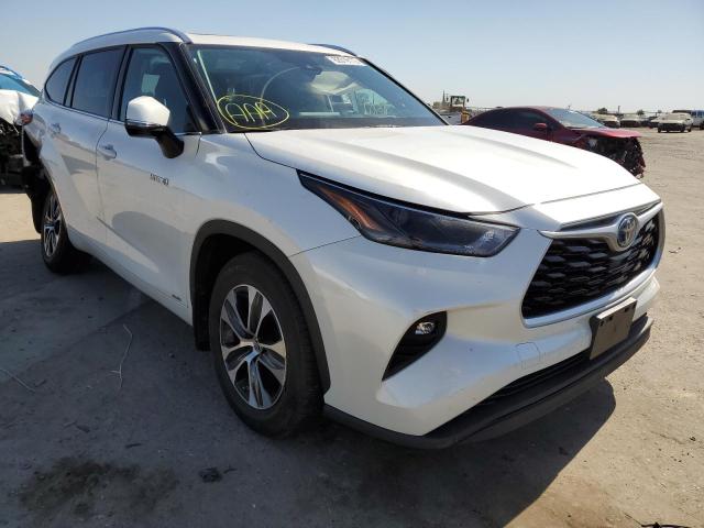 TOYOTA HIGHLANDER 2021 with VIN 5TDGBRCH9MS025884 - Photo from auction