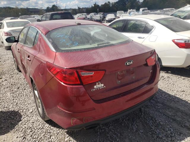 Photo 3 from auction – 2014 KIA OPTIMA LX with VIN 5XXGM4A79EG328951