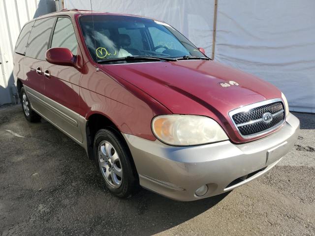 KIA SEDONA EX 2004 with VIN KNDUP131246596061 - Photo from auction
