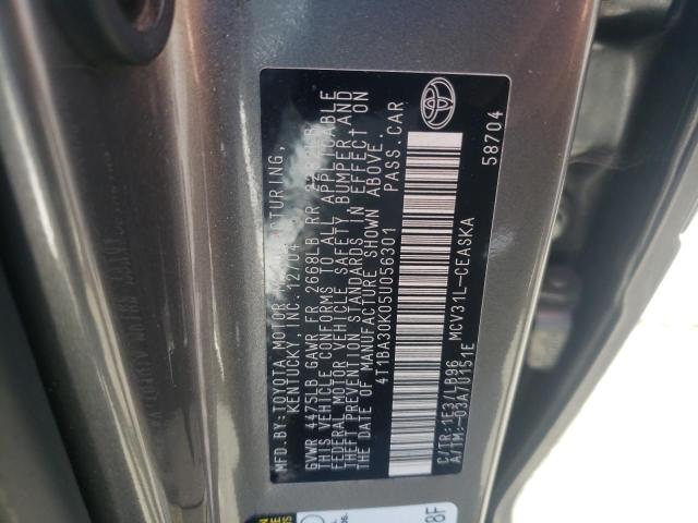 Photo 10 from auction – 2005 TOYOTA CAMRY SE with VIN 4T1BA30K05U056301