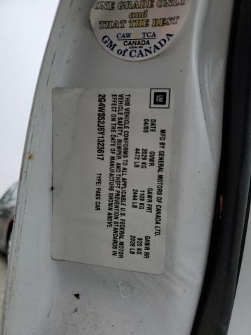 Photo 10 from auction – 2000 BUICK CENTURY CU with VIN 2G4WS52J6Y1323617