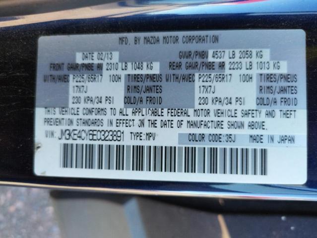 Photo 10 from auction – 2014 MAZDA CX-5 TOURI with VIN JM3KE4CY6E0323891