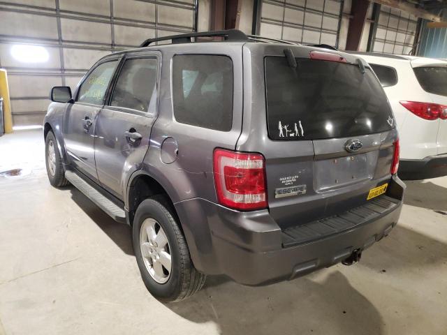 Photo 3 from auction – 2009 FORD ESCAPE XLT with VIN 1FMCU03G69KA58329