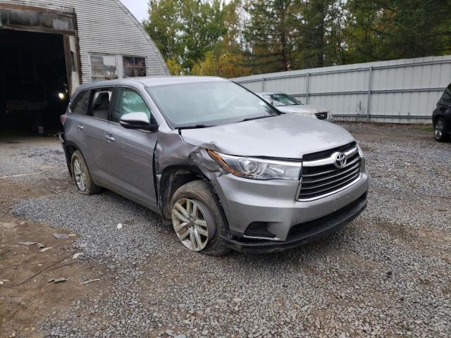 TOYOTA HIGHLANDER 2016 with VIN 5TDBKRFH6GS314506 - Photo from auction
