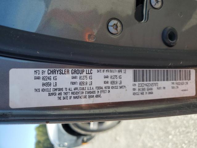 Photo 10 from auction – 2012 DODGE CHALLENGER with VIN 2C3CDYAG2CH257872