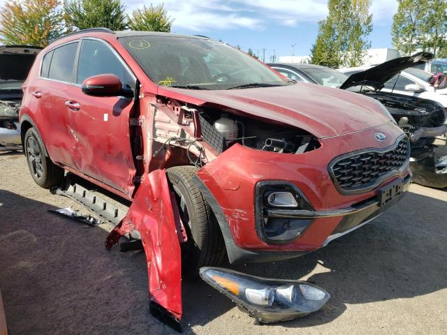 KIA SPORTAGE E 2022 with VIN KNDPNCAC1N7018449 - Photo from auction