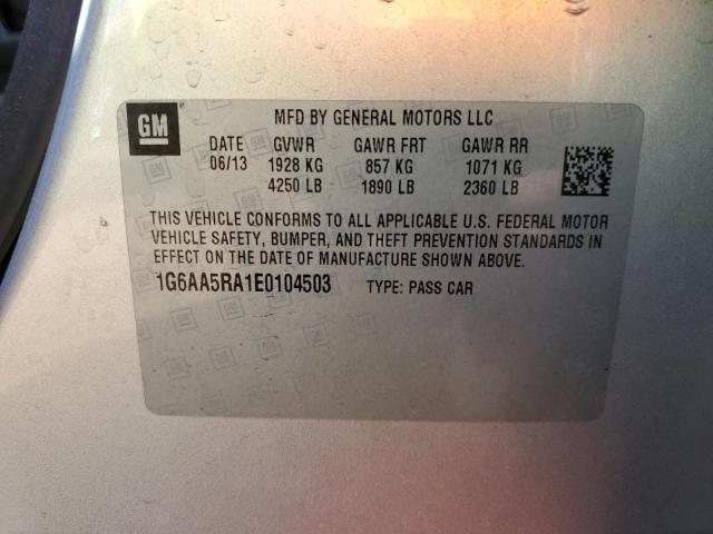 Photo 10 from auction – 2014 CADILLAC ATS with VIN 1G6AA5RA1E0104503