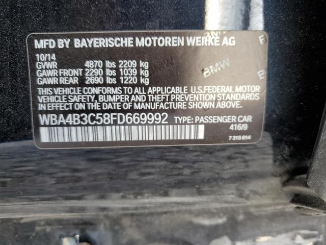 Photo 10 from auction – 2015 BMW 435 XI GRA with VIN WBA4B3C58FD669992