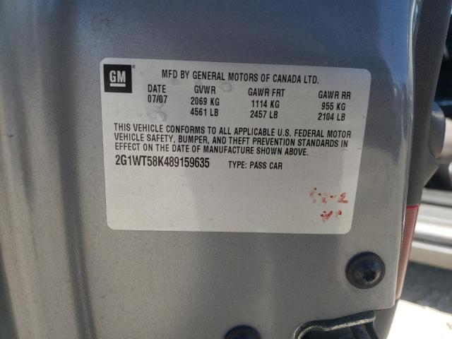 Photo 10 from auction – 2008 CHEVROLET IMPALA LT with VIN 2G1WT58K489159635