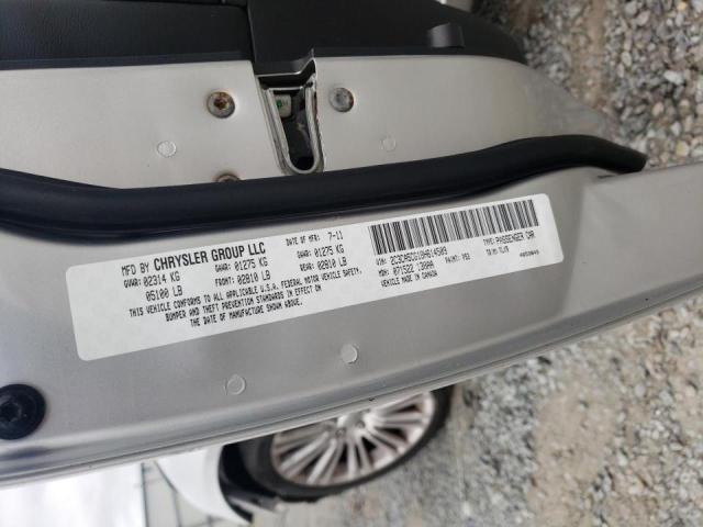 Photo 10 from auction – 2011 CHRYSLER 300 LIMITE with VIN 2C3CA5CG1BH614509