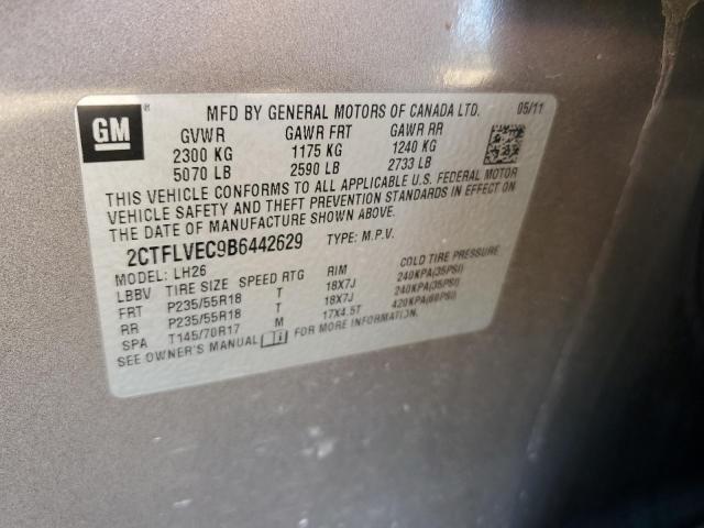 Photo 10 from auction – 2011 GMC TERRAIN SL with VIN 2CTFLVEC9B6442629