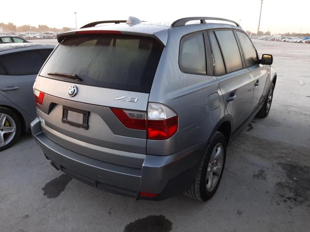 Photo 4 from auction – 2007 BMW X3 3.0SI with VIN WBXPC93497WF02902