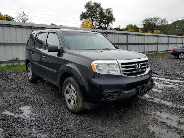 HONDA PILOT LX 2013 with VIN 5FNYF4H2XDB073589 - Photo from auction
