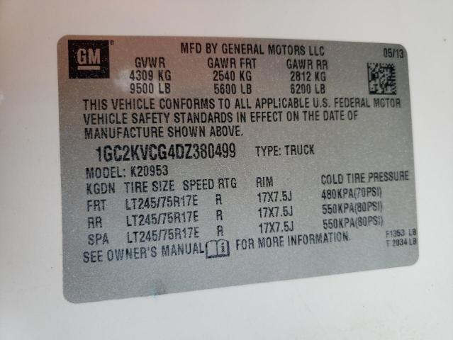 Photo 10 from auction – 2013 CHEVROLET SILVERADO with VIN 1GC2KVCG4DZ380499