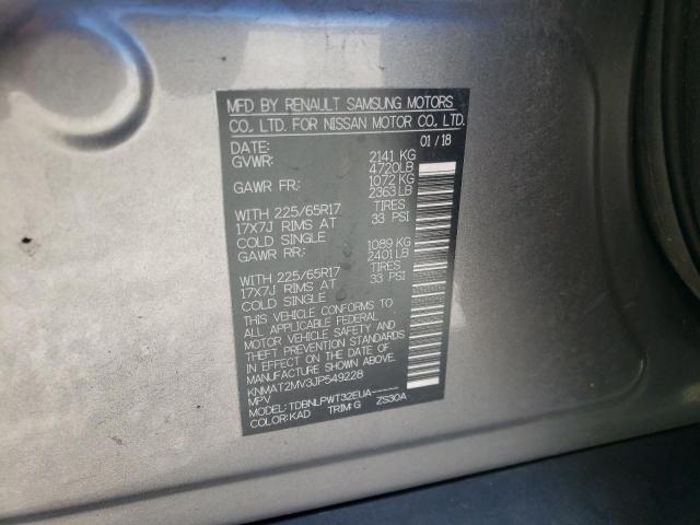 Photo 10 from auction – 2018 NISSAN ROGUE S with VIN KNMAT2MV3JP549228