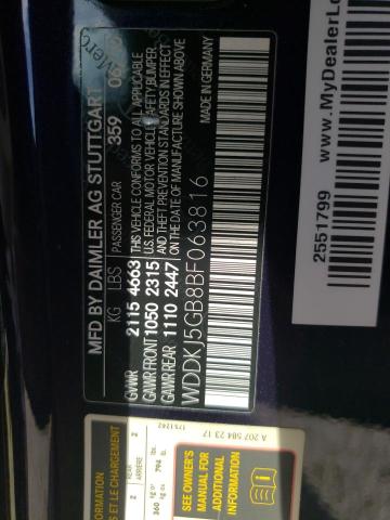 Photo 10 from auction – 2011 MERCEDES-BENZ E 350 with VIN WDDKJ5GB8BF063816