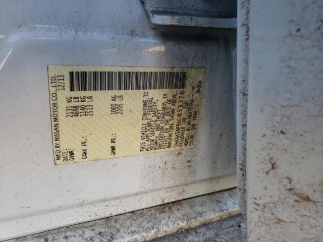 Photo 10 from auction – 2014 NISSAN MAXIMA S with VIN 1N4AA5AP9EC453376