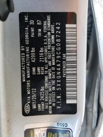 Photo 10 from auction – 2012 KIA OPTIMA EX with VIN 5XXGN4A79CG087242
