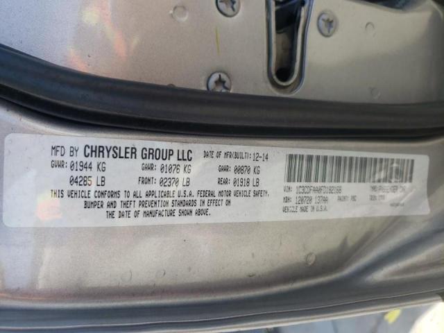 Photo 10 from auction – 2015 DODGE DART SE with VIN 1C3CDFAA0FD182168