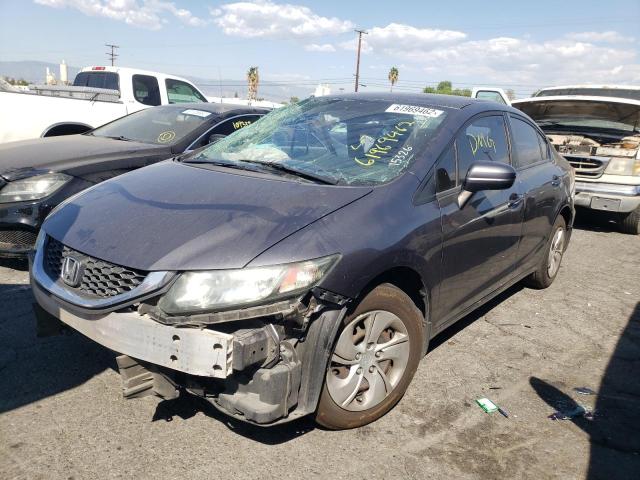 Photo 2 from auction – 2014 HONDA CIVIC LX with VIN 19XFB2F55EE215326