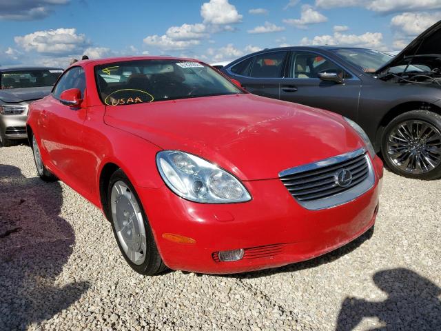 LEXUS SC 430 2002 with VIN JTHFN48Y120031675 - Photo from auction