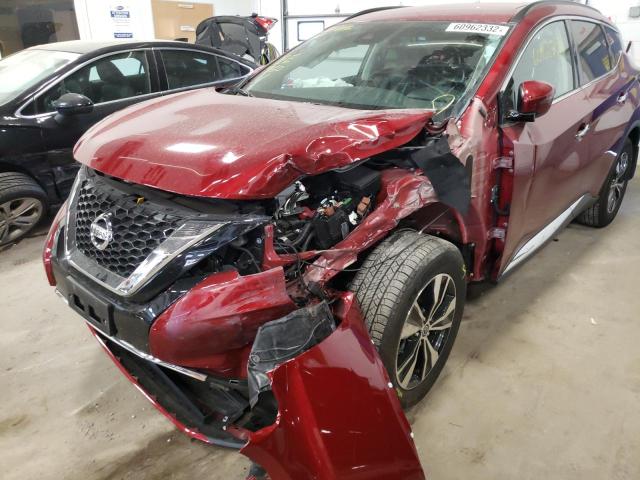 Photo 9 from auction – 2022 NISSAN MURANO SV with VIN 5N1AZ2BS0NC107460