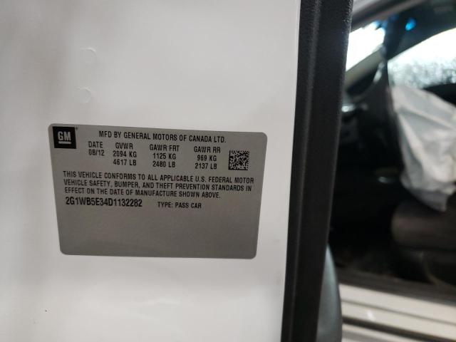 Photo 10 from auction – 2013 CHEVROLET IMPALA LT with VIN 2G1WB5E34D1132282