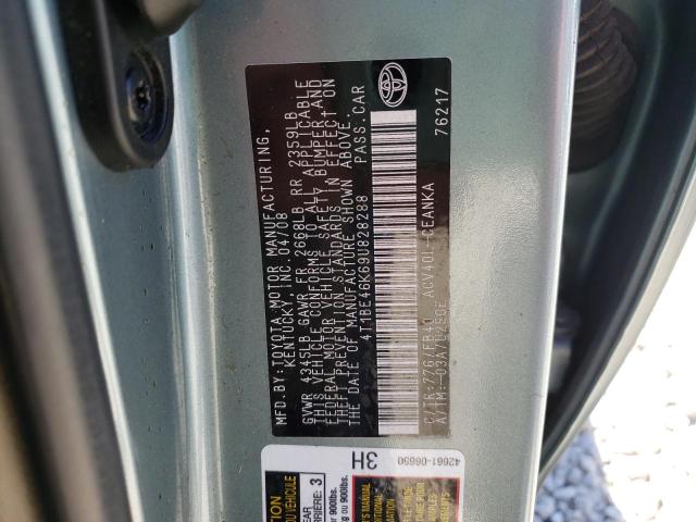 Photo 10 from auction – 2009 TOYOTA CAMRY BASE with VIN 4T1BE46K69U828288