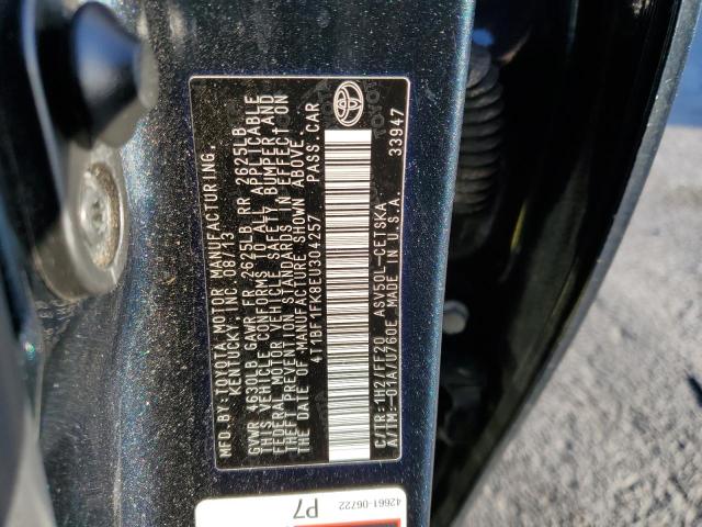 Photo 10 from auction – 2014 TOYOTA CAMRY L with VIN 4T1BF1FK8EU304257