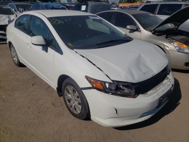 HONDA CIVIC LX 2012 with VIN 2HGFB2F47CH109728 - Photo from auction